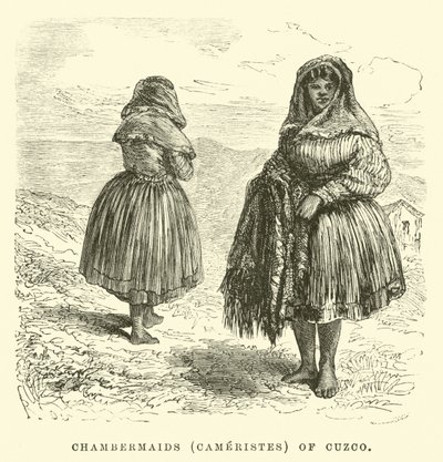 Chambermaids of Cuzco by Edouard Riou